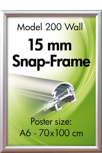 9404573   Plakatramme Snap 15 mm aluminium 